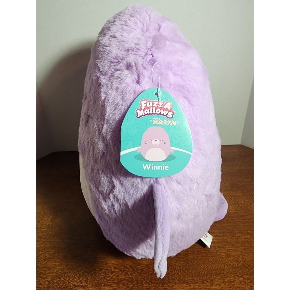 Squishmallows 12" Fuzz-A-Mallow Winnie The Walrus - Picture 3 of 5